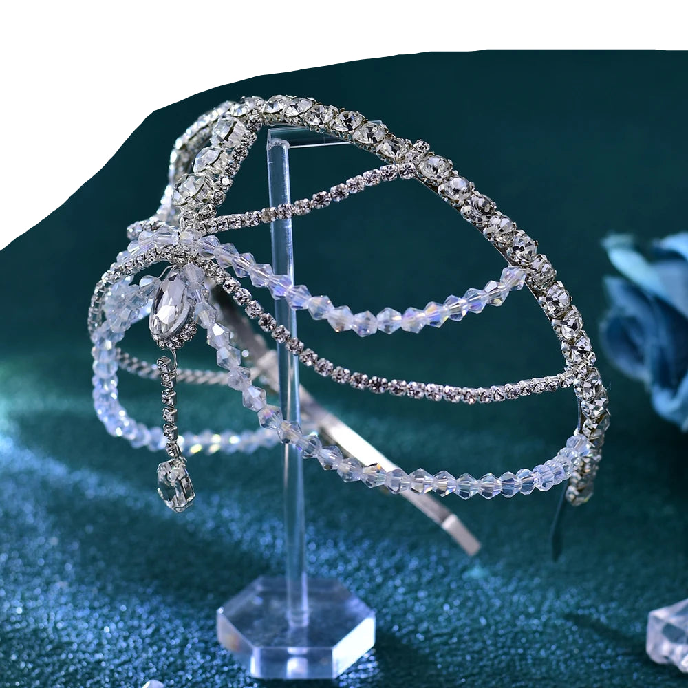 Shiny Crystal Rhinestone Bridal Headband