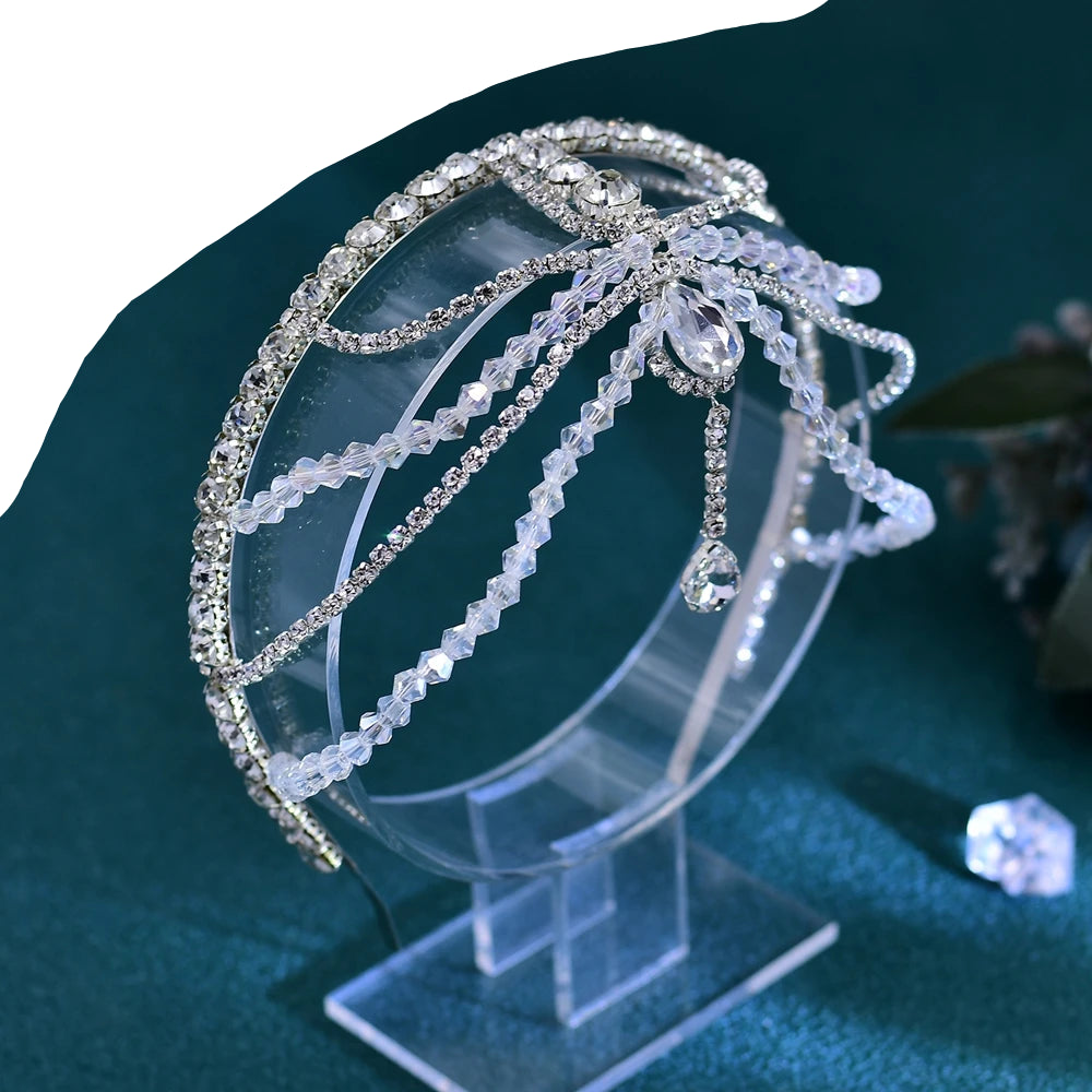 Shiny Crystal Rhinestone Bridal Headband