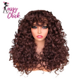 Short Curly Synthetic Natural Wigs Sassy Chick Logo