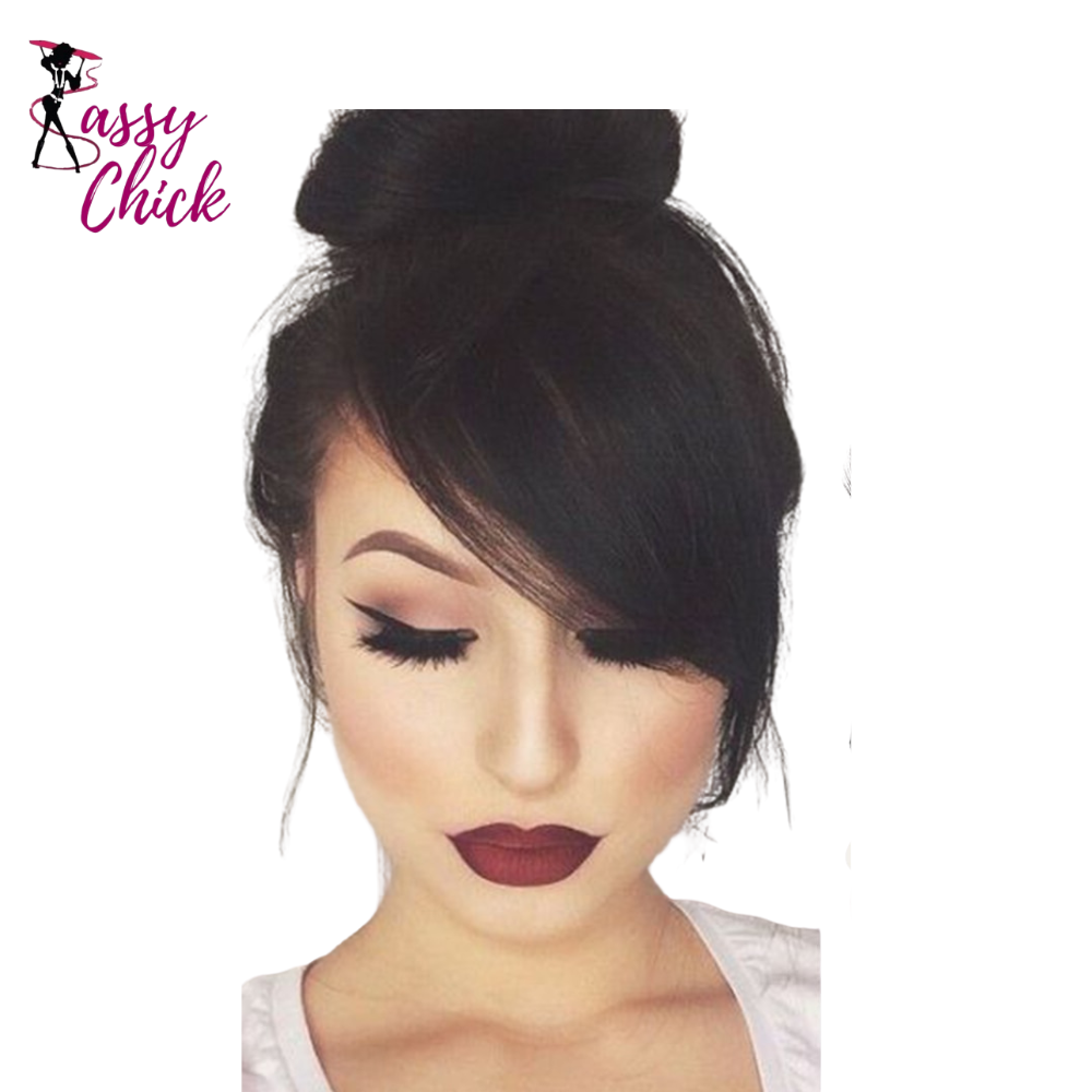 Side Bangs Hair Extensions Clip Sassy Chick Logo