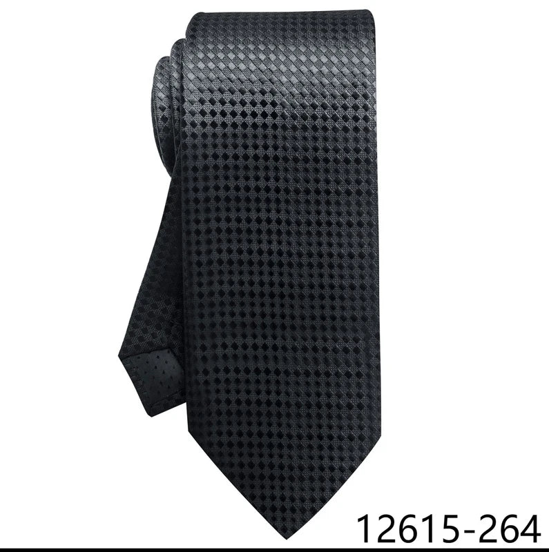 Black Silk Blue Wedding Accessories Necktie