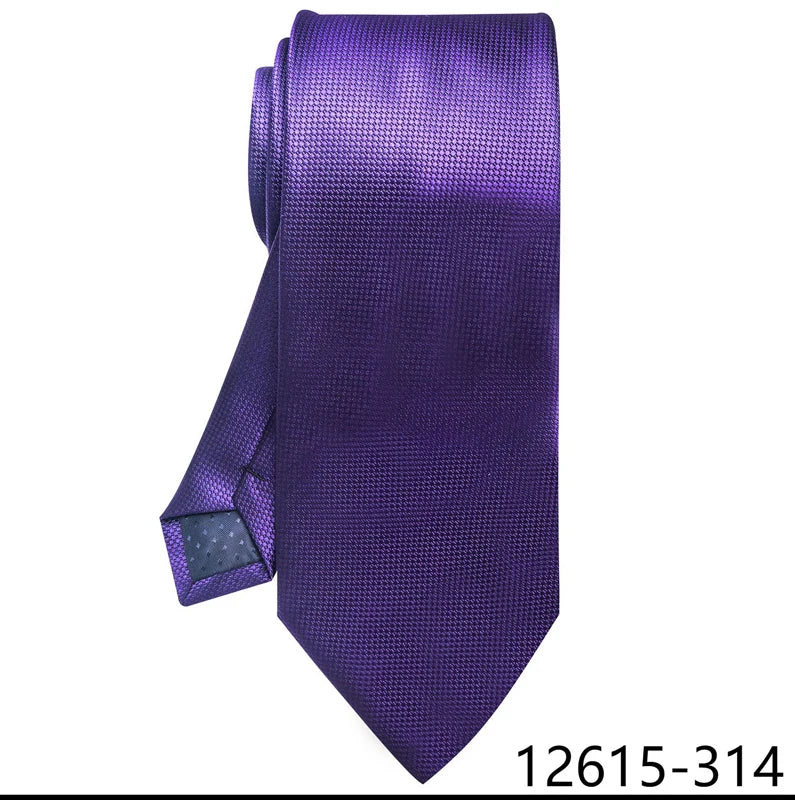 Purple Silk Blue Wedding Accessories Necktie