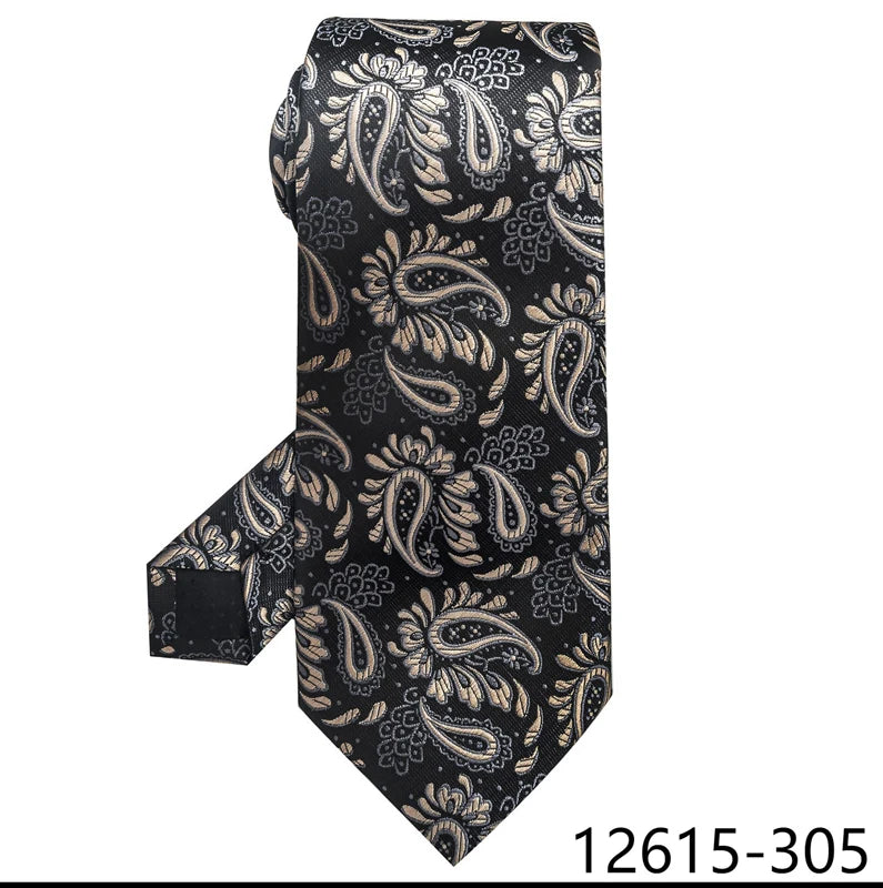Black Silk Blue Wedding Accessories Necktie