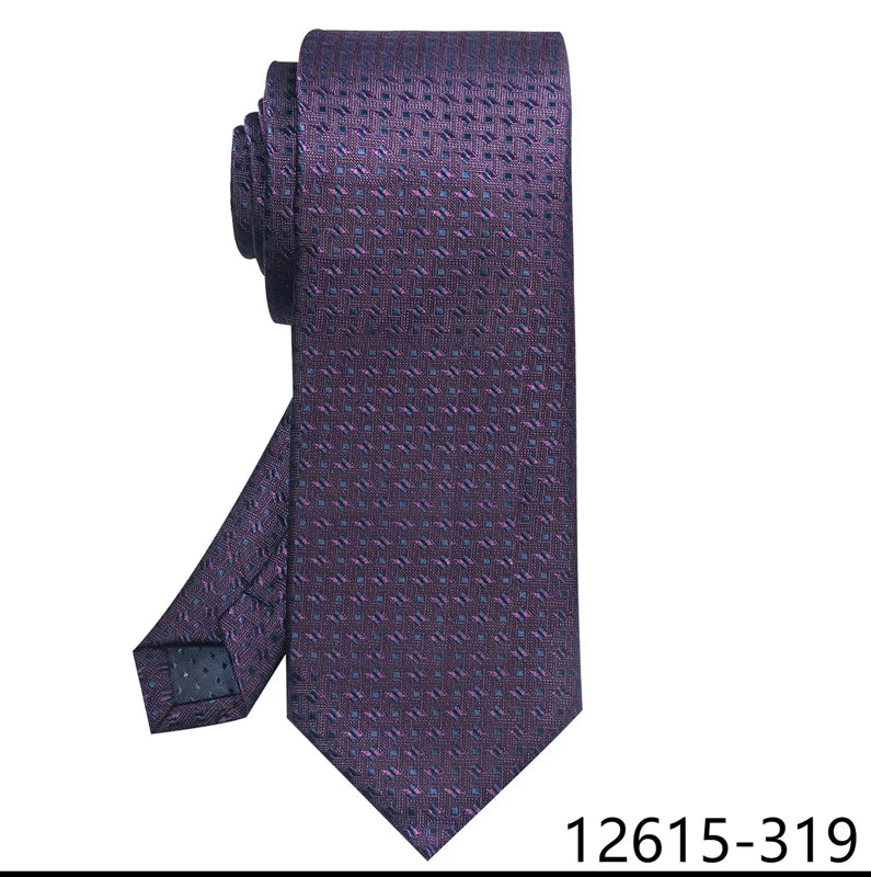 Purple Silk Blue Wedding Accessories Necktie