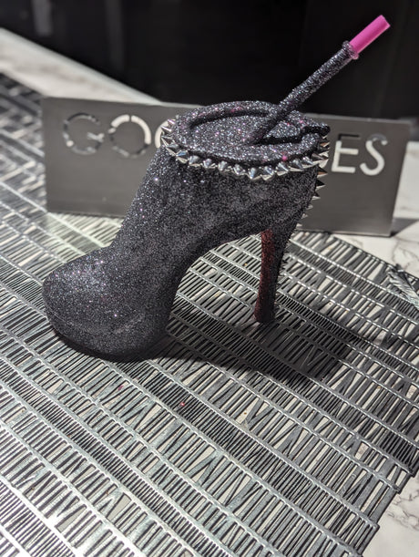 Silver Stiletto Heel Tumbler Cup