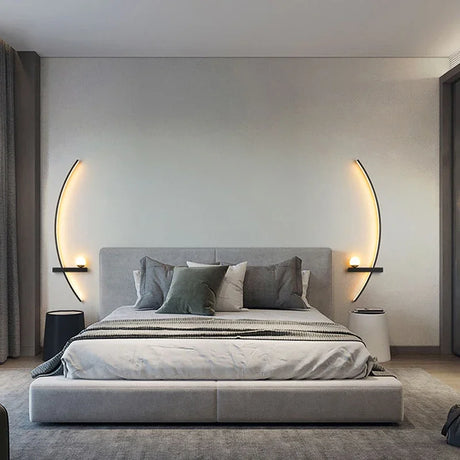 Smart LED wall lamp 55cm or 105cm with remote control and directional lighting