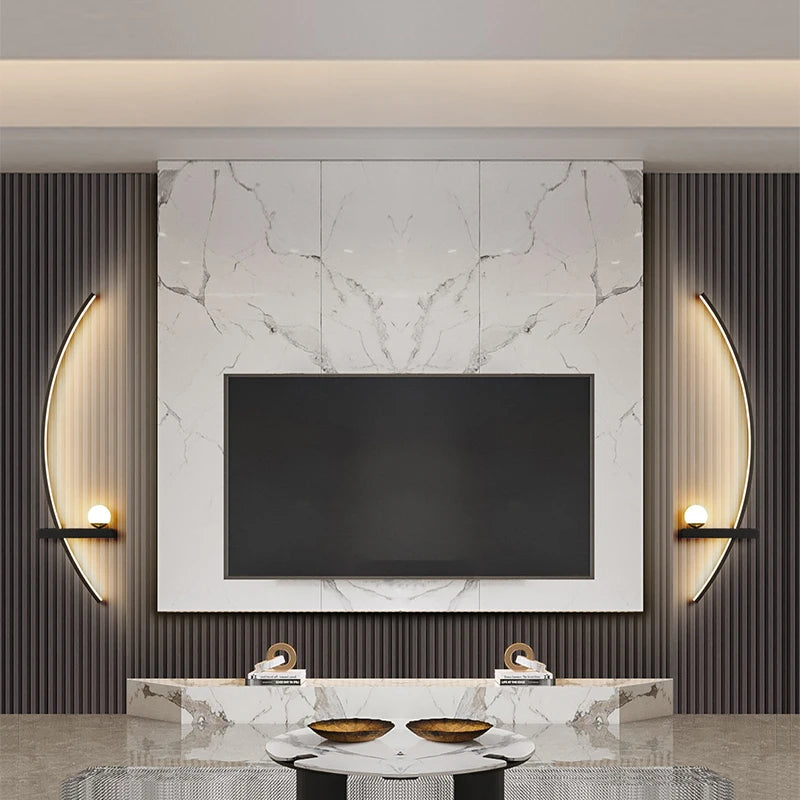 Smart LED wall lamp 55cm or 105cm with remote control and directional lighting