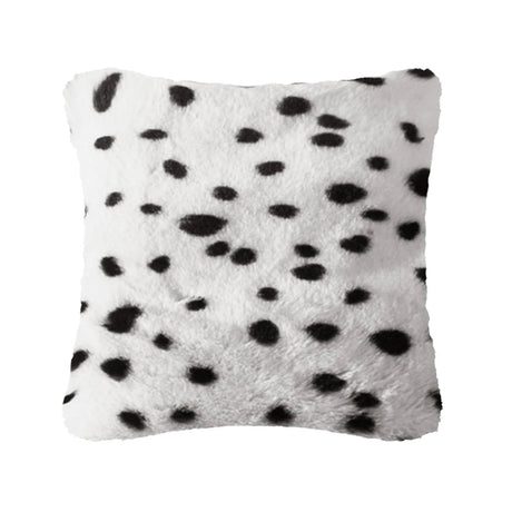Soft fluffy faux fur throw pillow cover for home, sofa, bed, or car decor