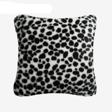 Soft fluffy faux fur throw pillow cover for home, sofa, bed, or car decor