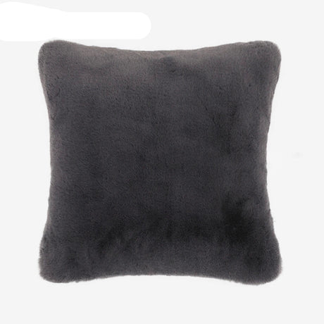 Soft fluffy faux fur throw pillow cover for home, sofa, bed, or car decor