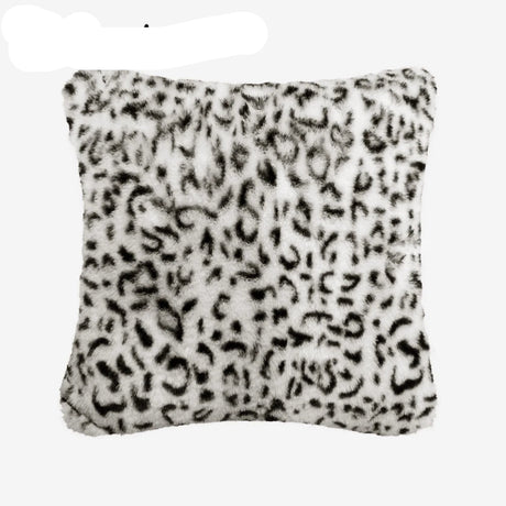 Soft fluffy faux fur throw pillow cover for home, sofa, bed, or car decor