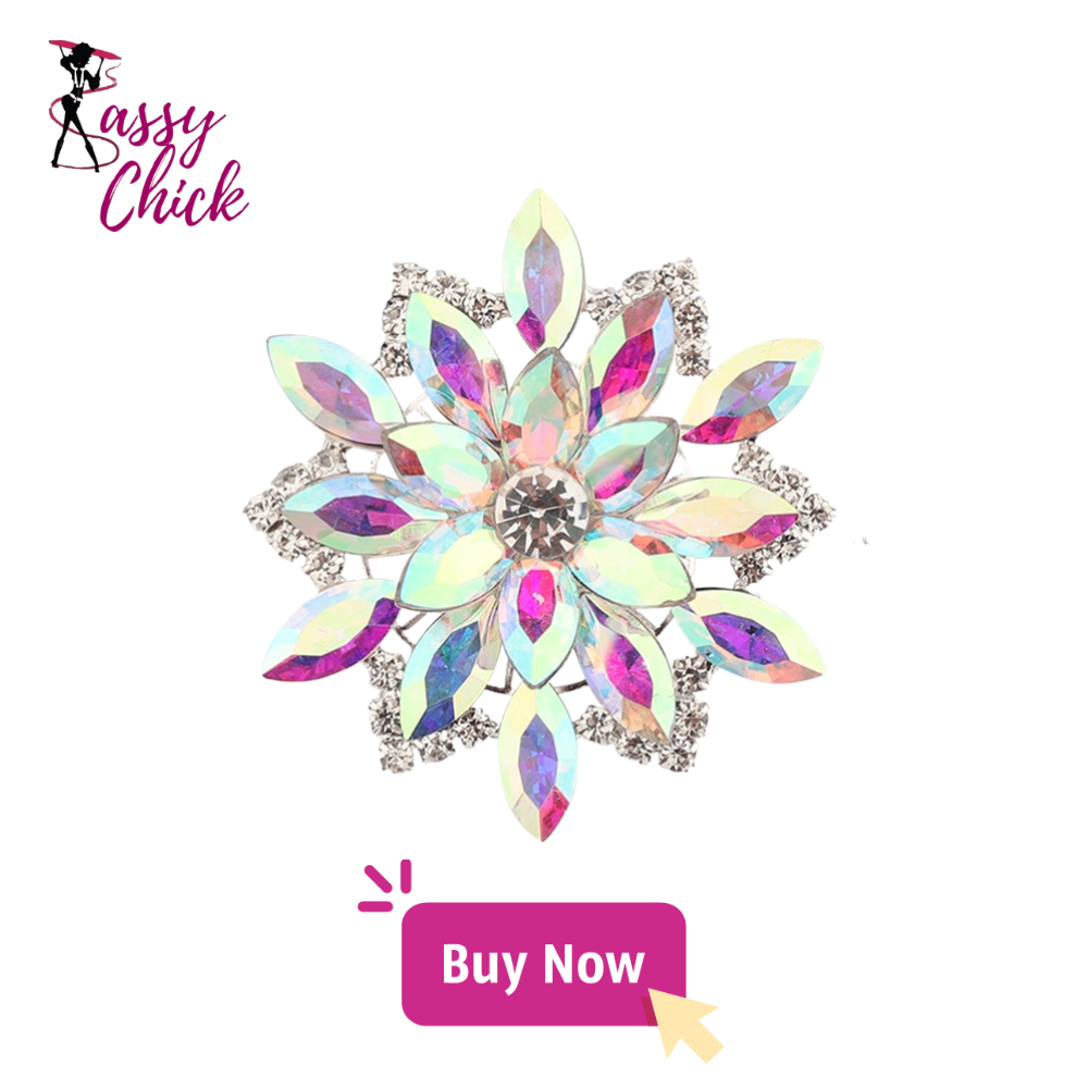 Sparkling Glass Sewn Rhinestone Crystal Patch