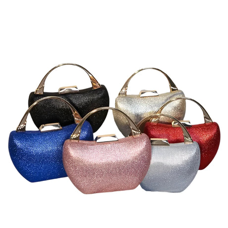 Collection of Sparkly Rhinestone Sequin Handle Handbag