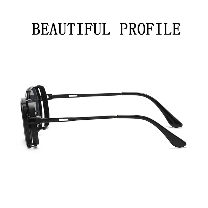 Square Punk Steampunk Sunglasses
