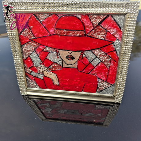 Stain Glass Diva Pic Sassy Chick Logo
