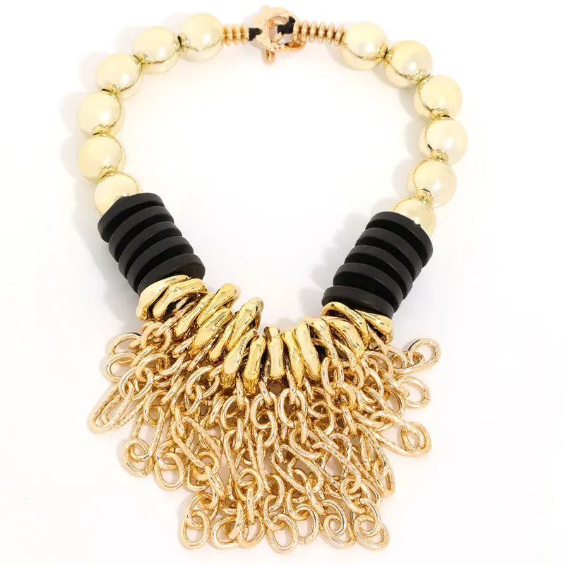 Statement Chains Accessories Handmade Beads Necklace