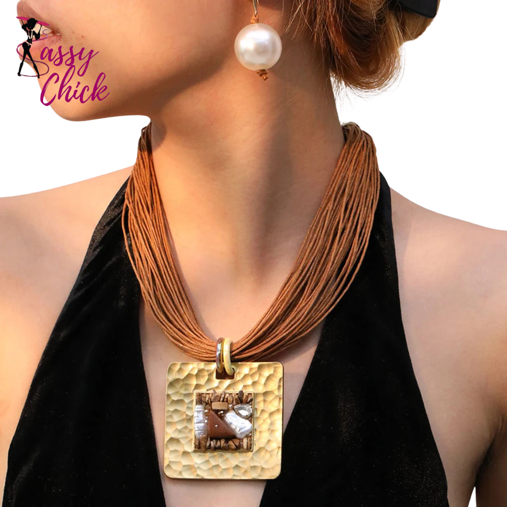 Statement Vintage Party Jewelry Sassy Chick Logo