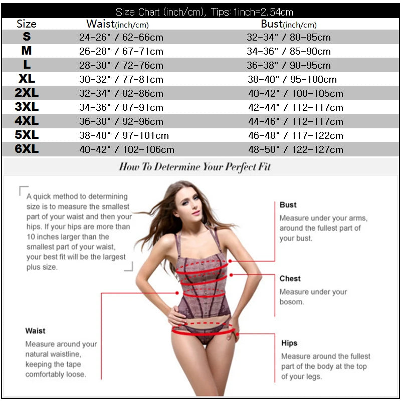 Steampunk Lace Up boned Clothing Plus Size Corsets Size Chart