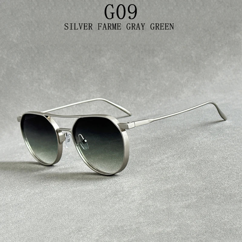 Steampunk Oval Men Sunglasses