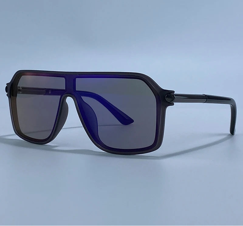Steampunk Oversized Metal Big Frame Sunglasses