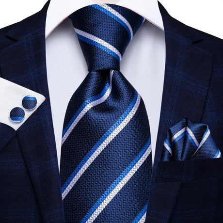 blue necktie set
