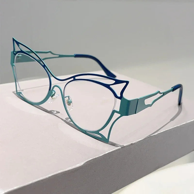 blue color rim glasses