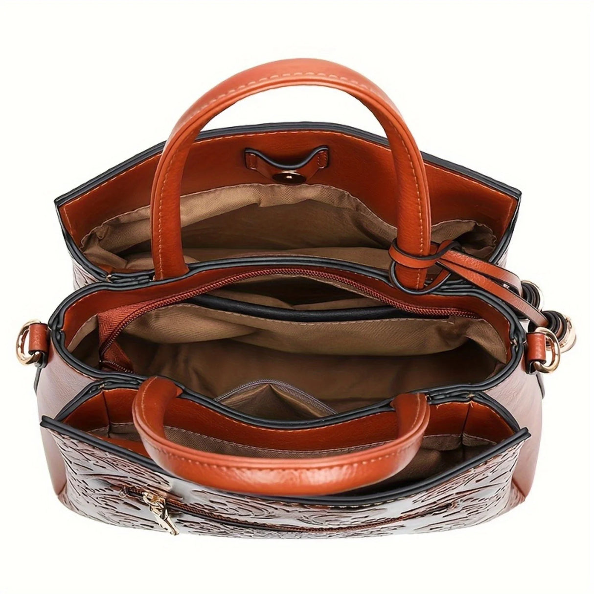Compartment of Stylish Multi-layer Shoulder Bag