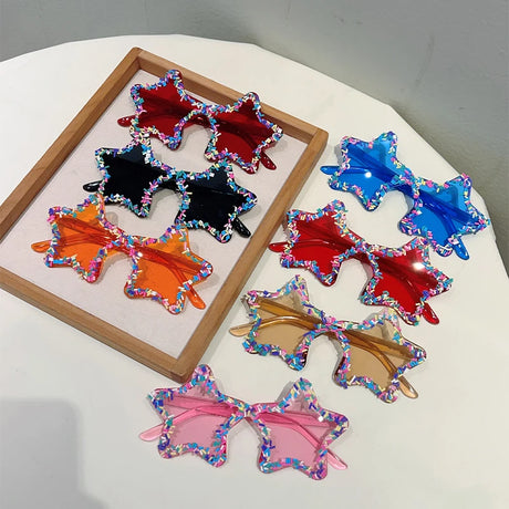 collection of Stylish Star Shaped Beach Sunglasses