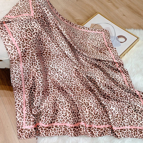 pink leopard bandanna