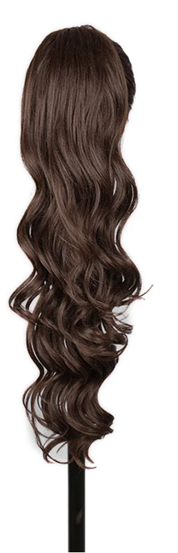 Synthetic Long Water Drawstring Curly Ponytails Hair Extension