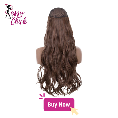 Synthetic No Clip Wave Hair Extensions Sassy Chick Logo
