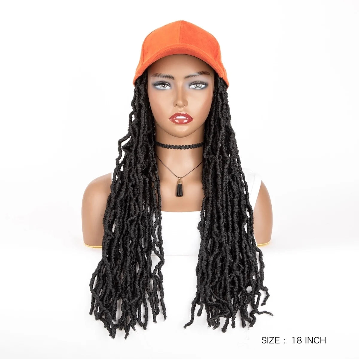 Synthetic Wig Extra Long Soft Braided With Baseball Cap
