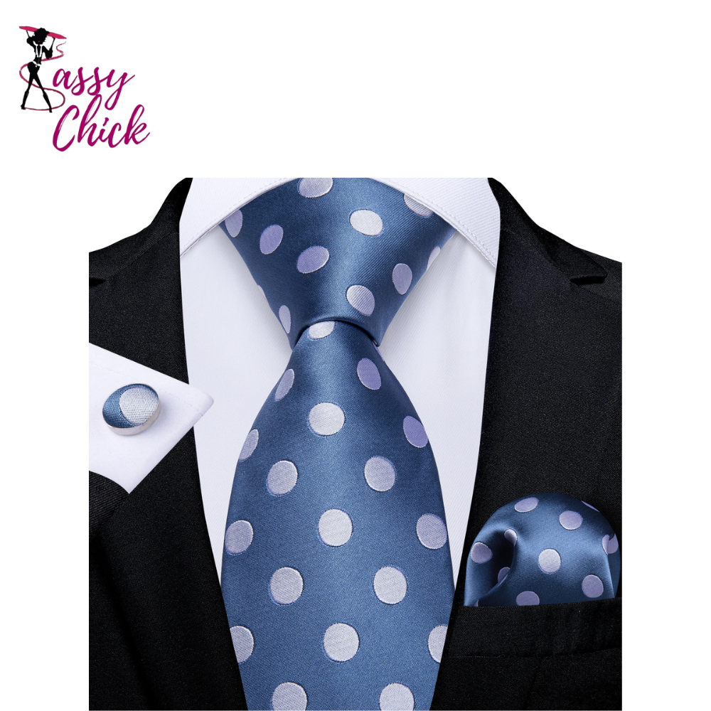 Tie Pocket Square Men Necktie Sassy Chick Logo