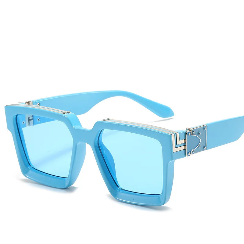 Blue Trendy UV Anti-ultraviolet Sunglasses