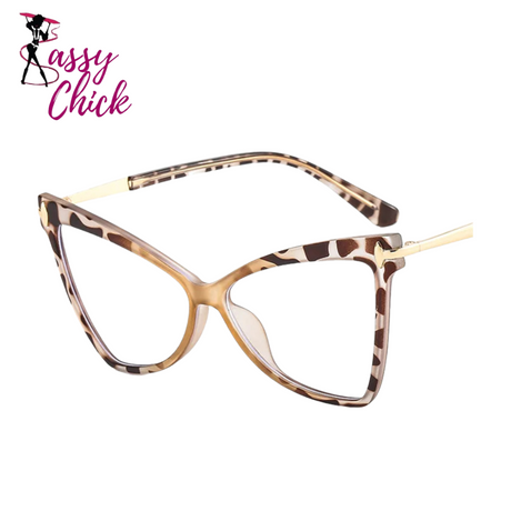 Triangle Frame Eyewear Sassy Chick Logo