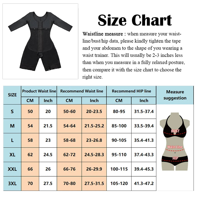 Tummy Slimming Corset Full Body Girdles Shapewear