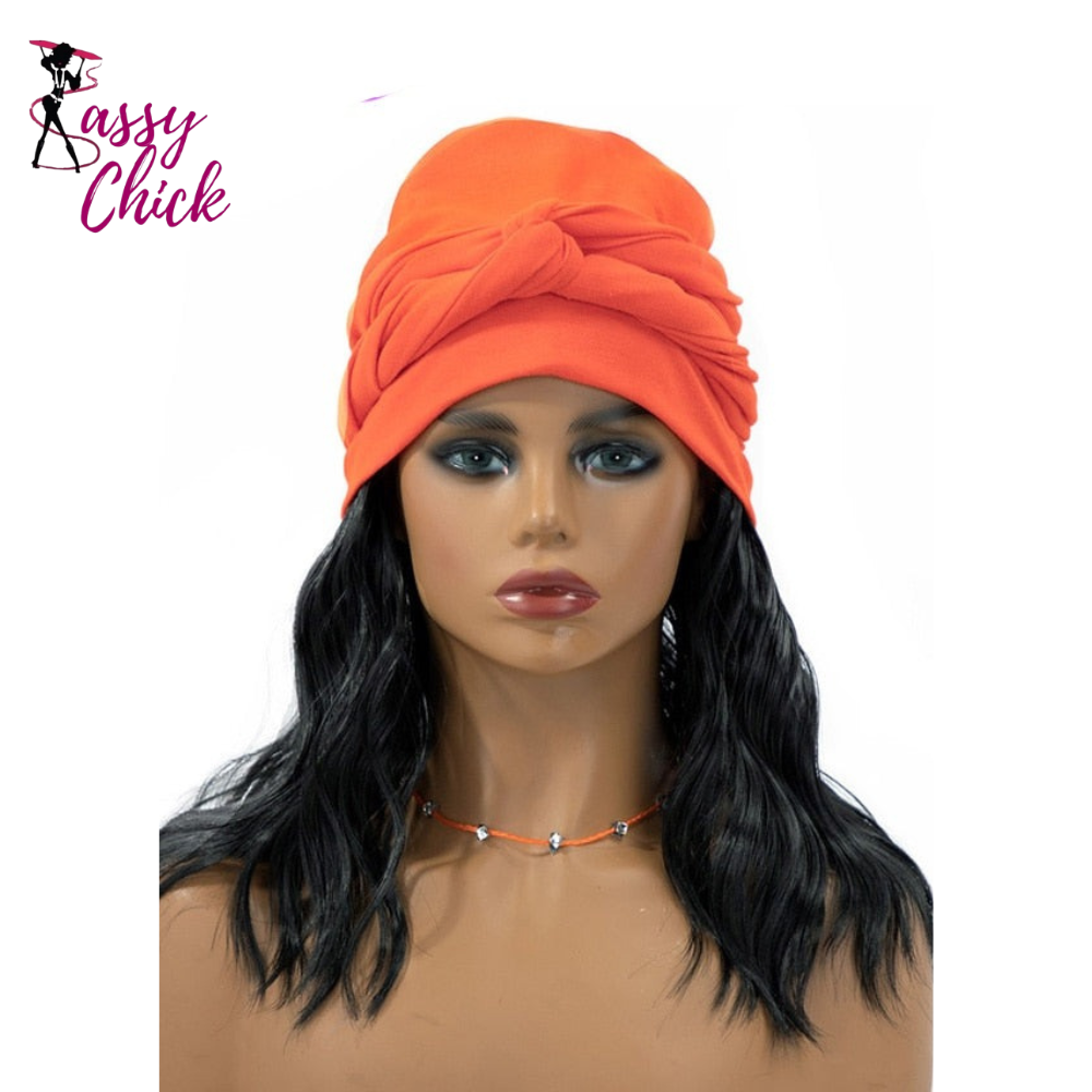 Turban Cap Wig Headscarves Sassy Chick Logo