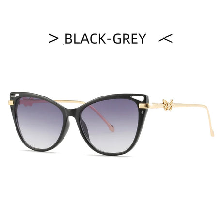 unique colorful butterfly sunglasses black grey