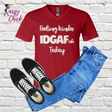 Unisex Feeling IDGAF Sassy Chick Logo