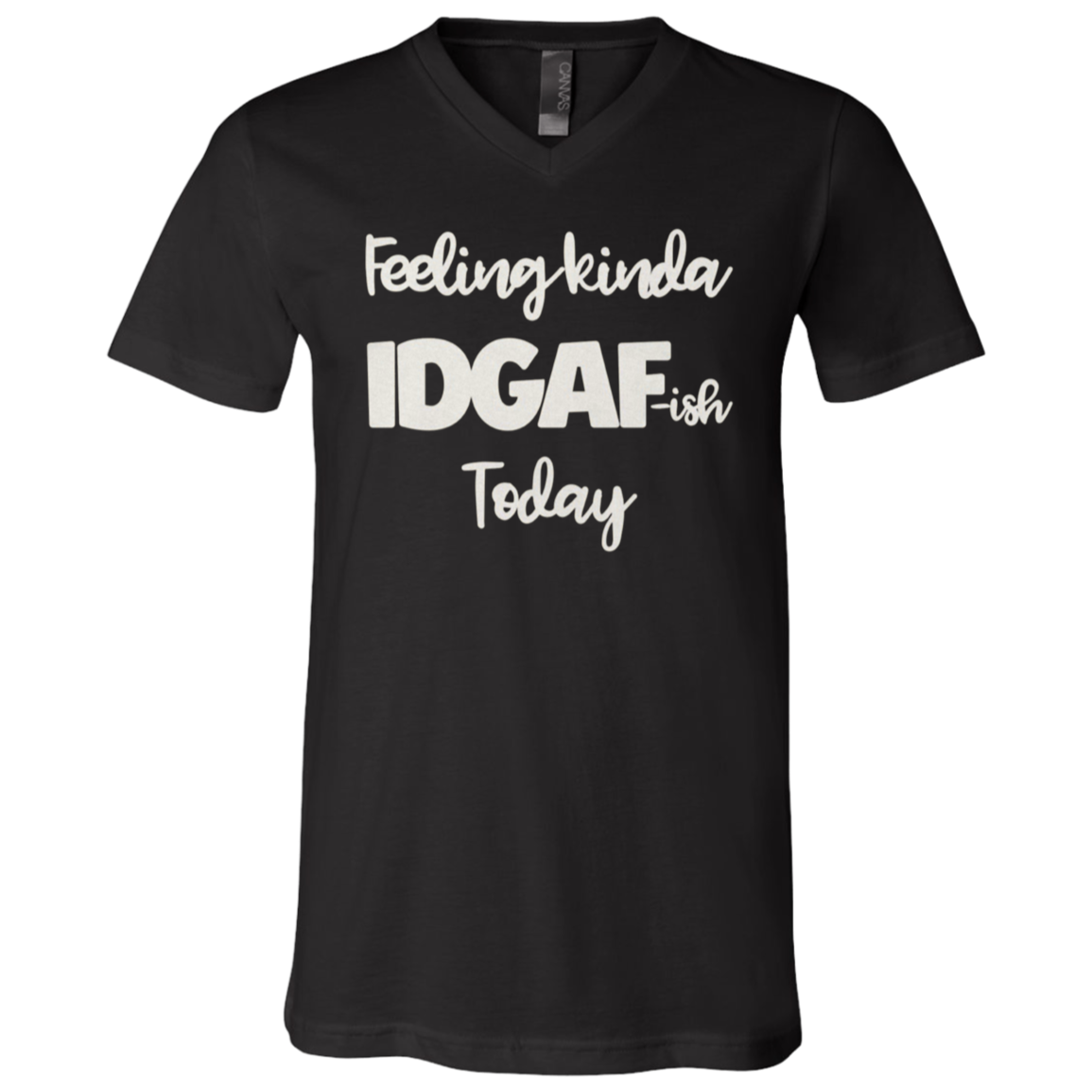 Black Unisex Feeling IDGAF