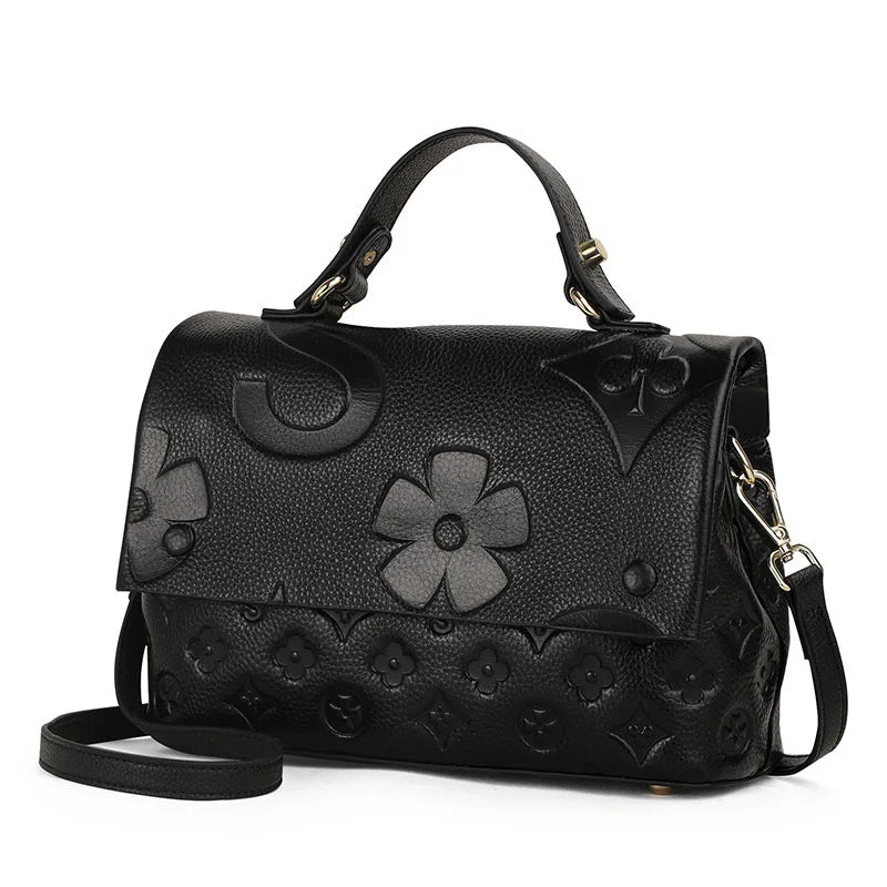 Front Versatile Summer Floral Handbag