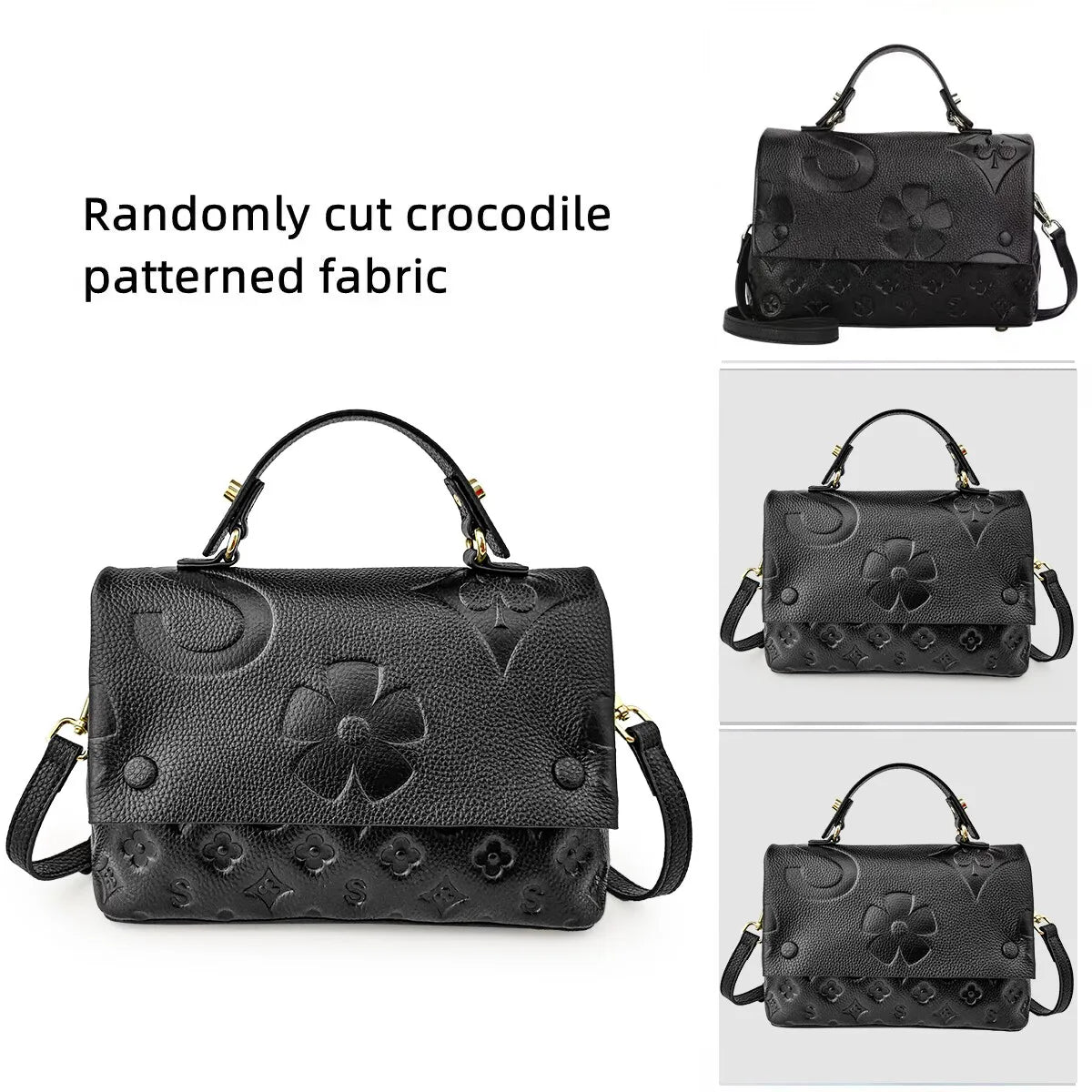 Versatile Summer Floral Handbag