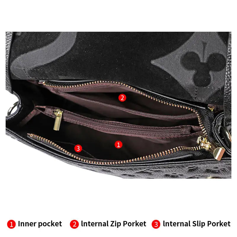 Compartment Versatile Summer Floral Handbag