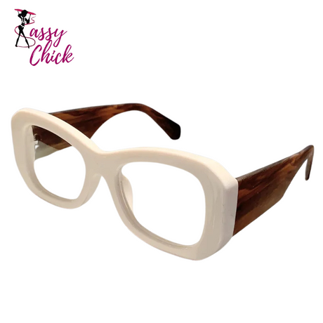 Vintage Anti Blue Light Butterfly Eyewear Sassy Chick Logo