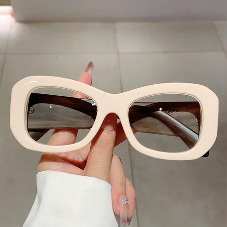 White Vintage Anti Blue Light Butterfly Eyewear