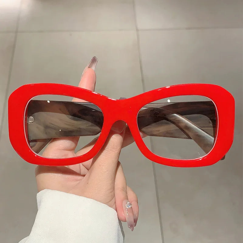 Red Vintage Anti Blue Light Butterfly Eyewear