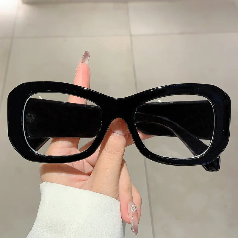 Black Vintage Anti Blue Light Butterfly Eyewear