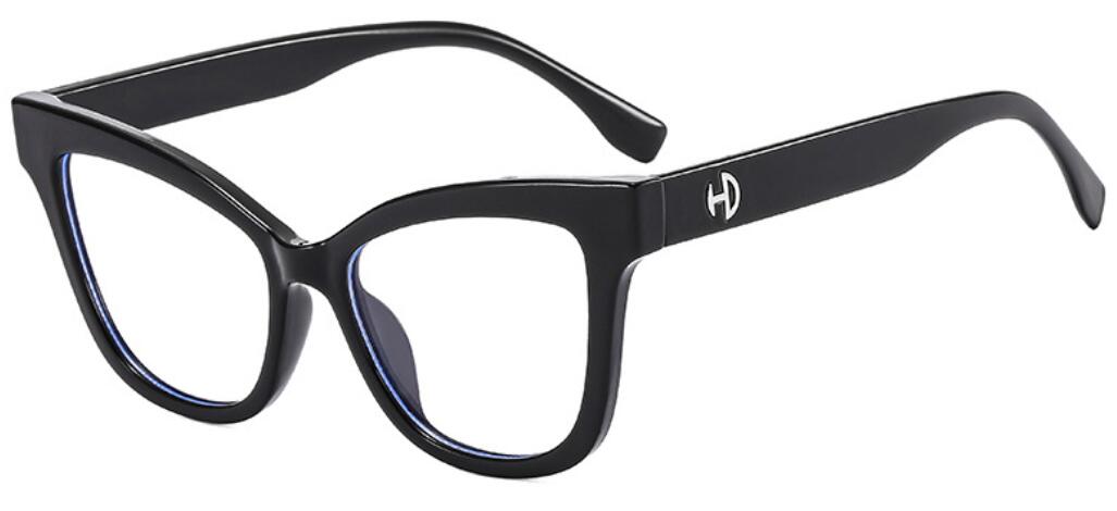 Black Vintage Cat Eye Frame Eyewear