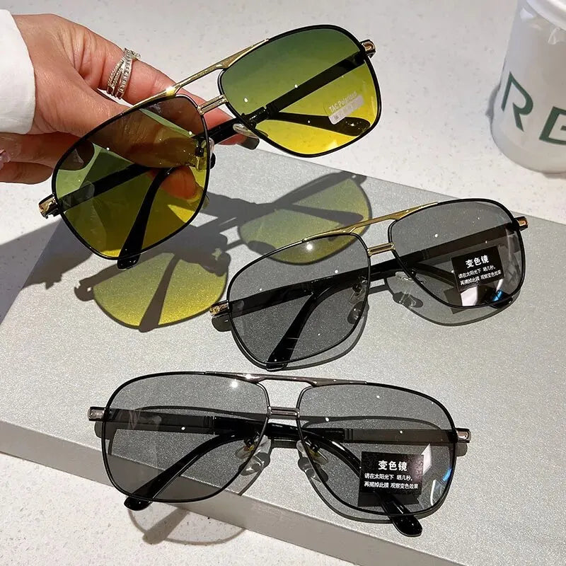 Collection of Vintage Double Bridge Polarized Photochromic Sunglasses