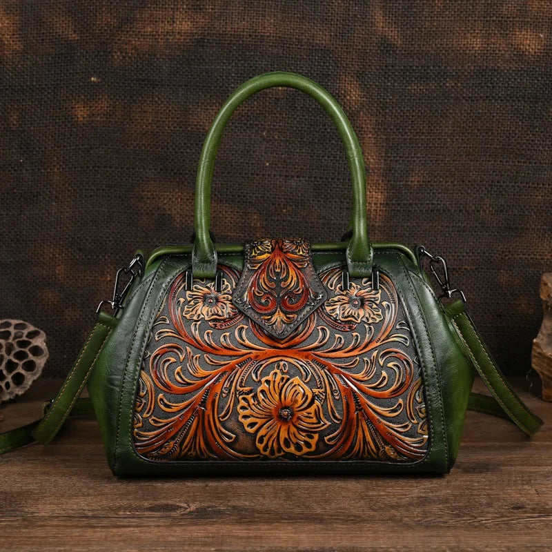 green handbag